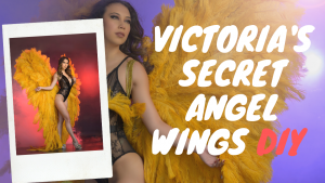 How to Make Victoria’s Secret Angel Wings (Victorias secret inspired) for a Boudoir Photoshoot